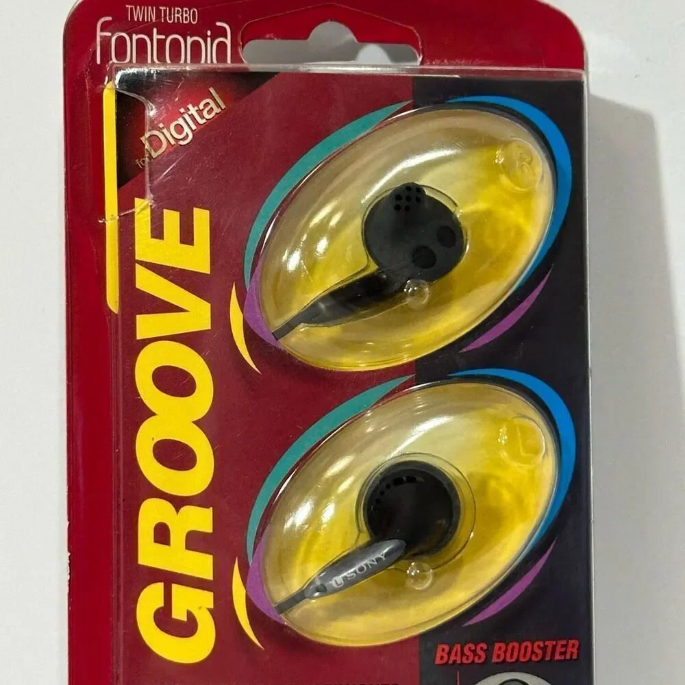 Sony Groove MDR-ED228LP 1998 Vintage Earphones 1998 Japan Rare UNOPENED